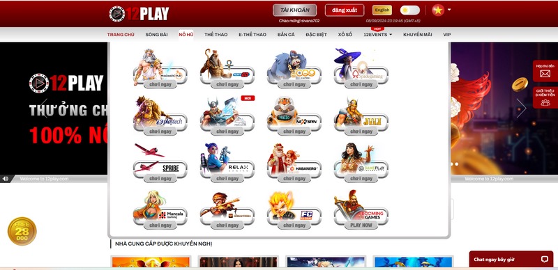 12Play - Sân Chơi Giải Trí Ăn Khách Nhất Thị Trường Hiện Nay 2 Nhà Cái Uy Tín Và An Toàn