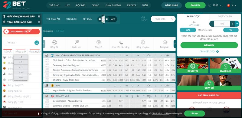 22Bet - Tụ điểm đỏ đen hấp dẫn cho tín đồ xanh chín 1 Nhà Cái 22Bet Là Địa Chỉ Cá Cược Hợp Pháp Và Hiện Đại