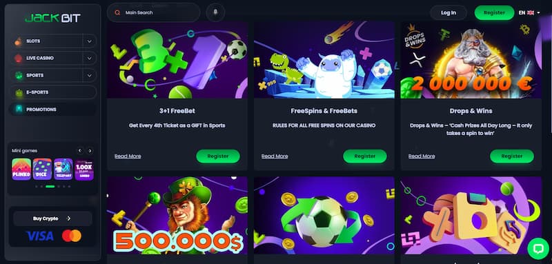 Jackbit - Nhà cái uy tín đẳng cấp nhất Việt Nam năm 2024 6 Khuyến Mãi Ngập Tràn Từ Jackbit