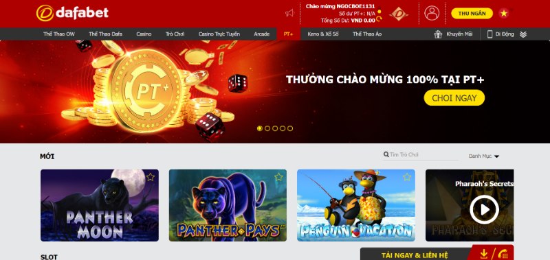 Dafabet - Nhà cái cá cược hàng đầu châu Á hiện nay 2 Sân Chơi Sở Hữu Giao Diện Hình Ảnh Đặc Sắc Và Ấn Tượng