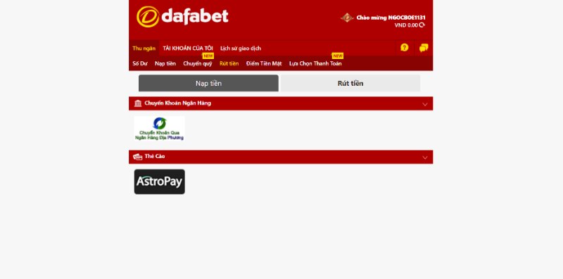 Dafabet - Nhà cái cá cược hàng đầu châu Á hiện nay 7 Rút Tiền Ở Nhà Cái Rất Dễ Dàng, Gần Như Không Có Gì Khó Khăn