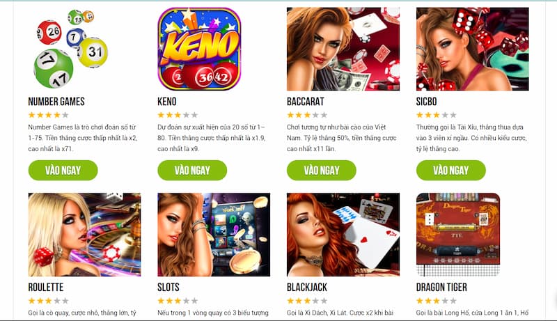 Mibet - Nhà cái số 1 thị trường cá cược Việt Nam năm 2024 4 Các Sản Phẩm Tại Mibet