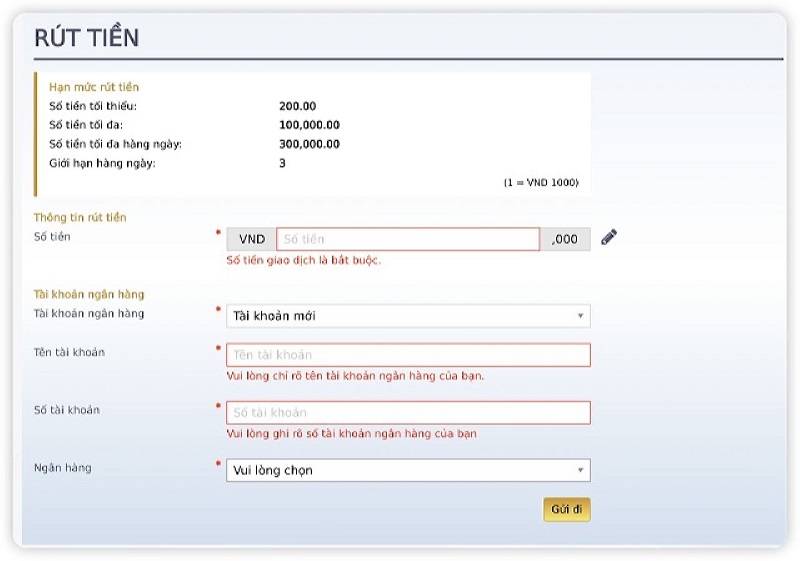 Hướng dẫn nạp tiền Vuabai9 chi tiết nhất và đơn giản nhất 3 Hướng Dẫn Rút Tiền Vuabai9