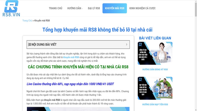 Rs8.vin - Trang đại lý chính thức của nhà cái RS8 uy tín nhất Việt Nam 3 Một Số Lưu Ý Nên Nằm Lòng Khi Truy Cập Vào Rs8.Vin