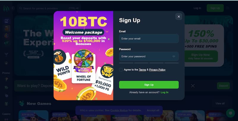 Wild.IO - Nhà cái cá cược UY TÍN và ĐẲNG CẤP nhất 2024 4 Hướng Dẫn Các Bước Tạo Tài Khoản Wild.io